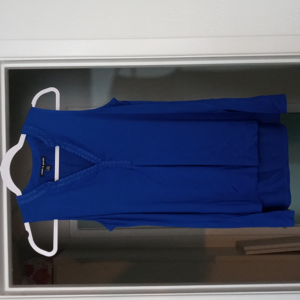 Royal Blue Long Tank Top
